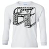 Ultra Cotton® Youth Long Sleeve T-Shirt. Thumbnail