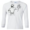 Ultra Cotton® Youth Long Sleeve T-Shirt. Thumbnail