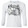 Ultra Cotton® Youth Long Sleeve T-Shirt. Thumbnail