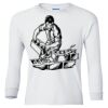 Ultra Cotton® Youth Long Sleeve T-Shirt. Thumbnail