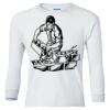 Ultra Cotton® Youth Long Sleeve T-Shirt. Thumbnail