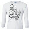 Ultra Cotton® Youth Long Sleeve T-Shirt. Thumbnail