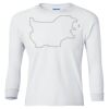 Ultra Cotton® Youth Long Sleeve T-Shirt. Thumbnail