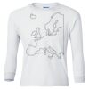 Ultra Cotton® Youth Long Sleeve T-Shirt. Thumbnail