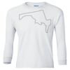 Ultra Cotton® Youth Long Sleeve T-Shirt. Thumbnail