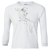 Ultra Cotton® Youth Long Sleeve T-Shirt. Thumbnail