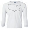 Ultra Cotton® Youth Long Sleeve T-Shirt. Thumbnail