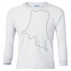 Ultra Cotton® Youth Long Sleeve T-Shirt. Thumbnail