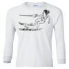 Ultra Cotton® Youth Long Sleeve T-Shirt. Thumbnail
