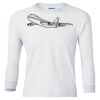 Ultra Cotton® Youth Long Sleeve T-Shirt. Thumbnail