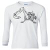 Ultra Cotton® Youth Long Sleeve T-Shirt. Thumbnail