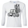 Ultra Cotton® Youth Long Sleeve T-Shirt. Thumbnail